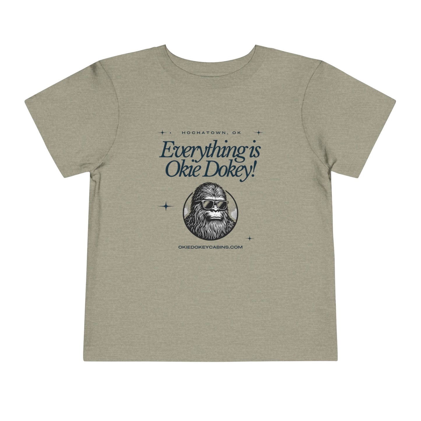 Toddler Tee – "Everything is Okie Dokey!" Fun Short Sleeve Shirt for Everyday Play & Special Days