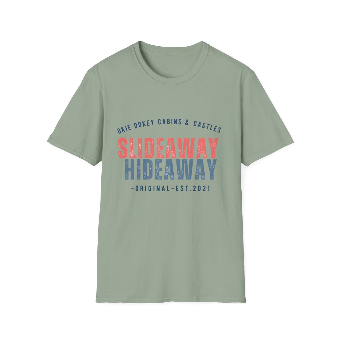 π²  Slideaway Adventure Tee β Okie Dokey Cabins Classic