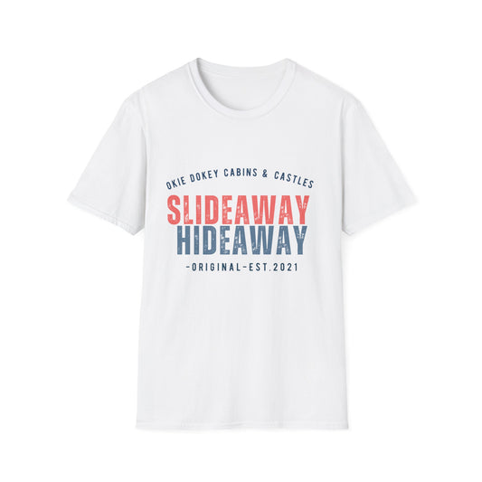 🌲  Slideaway Adventure Tee – Okie Dokey Cabins Classic