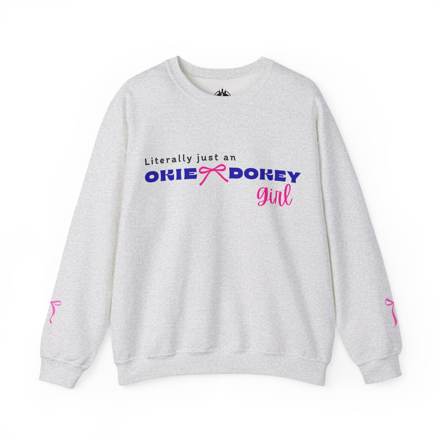 🎀Literally Just an Okie Dokey Girl – Cozy Cabin Sweatshirt Cutie
