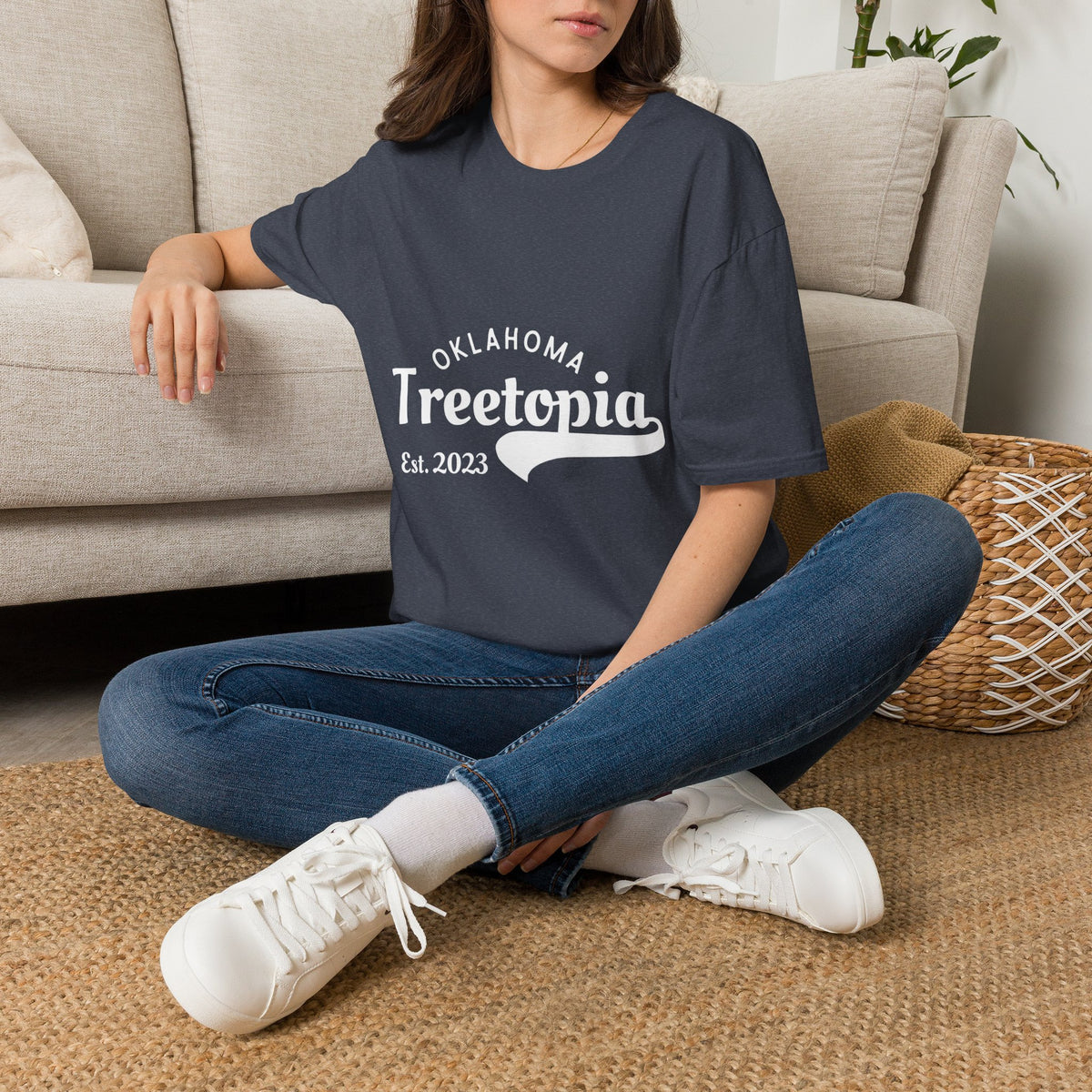 Treetopia Treehouse Tee – Unisex Softstyle Shirt for Nature Lovers | Oklahoma