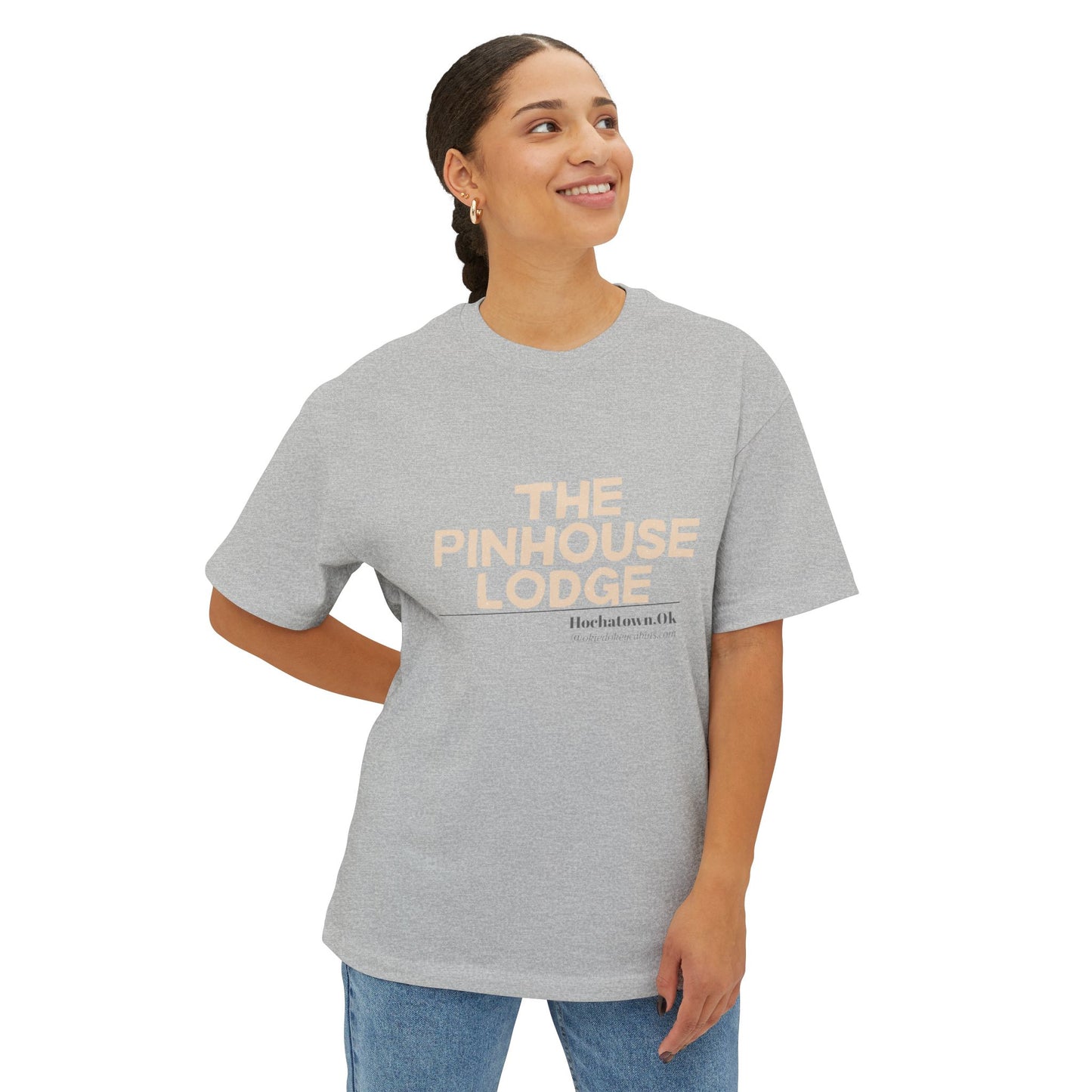 🏡 The Pinhouse Lodge Boxy Tee – Where Comfort Meets Memory