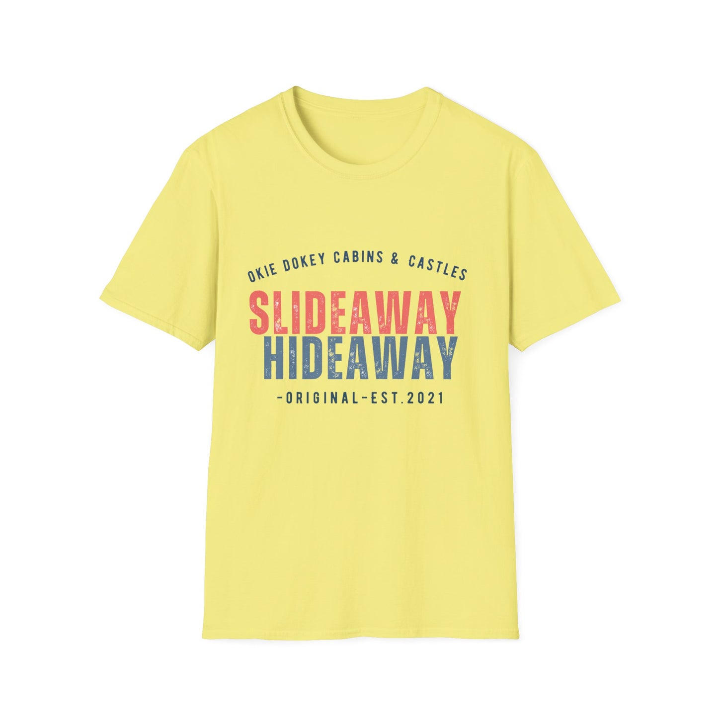 🌲  Slideaway Adventure Tee – Okie Dokey Cabins Classic