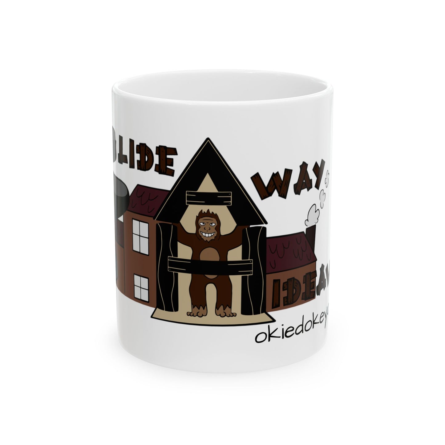 🛝 Slideaway Hideaway Cabin Mug – Sip, Smile, Repeat