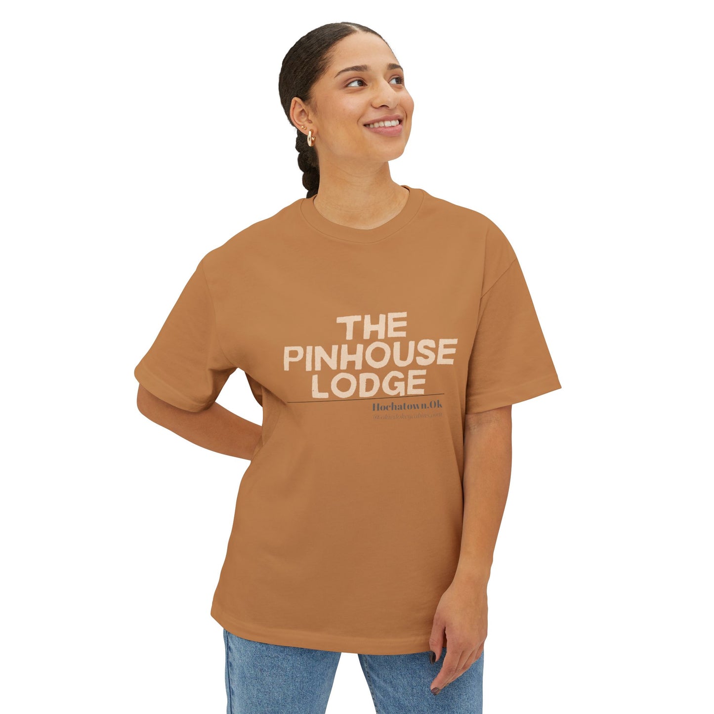 🏡 The Pinhouse Lodge Boxy Tee – Where Comfort Meets Memory