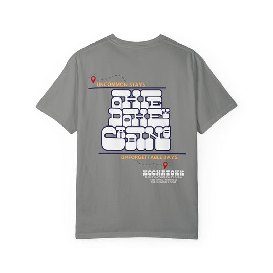 Uncommon Stays Tee – Okie Dokey Cabin Adventure Tee