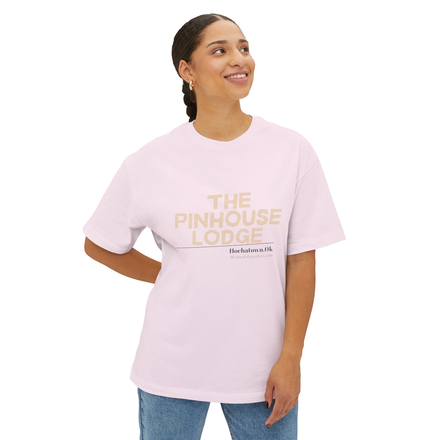 🏡 The Pinhouse Lodge Boxy Tee – Where Comfort Meets Memory