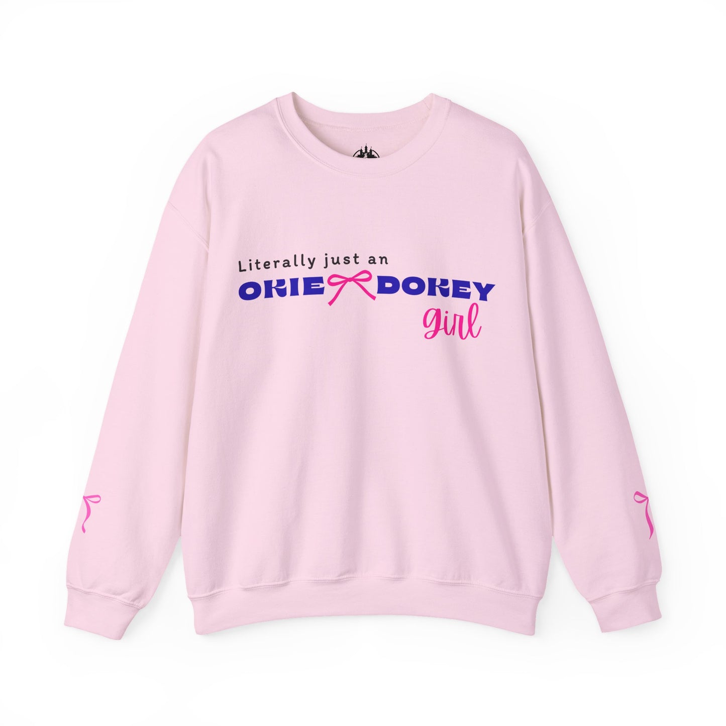 🎀Literally Just an Okie Dokey Girl – Cozy Cabin Sweatshirt Cutie