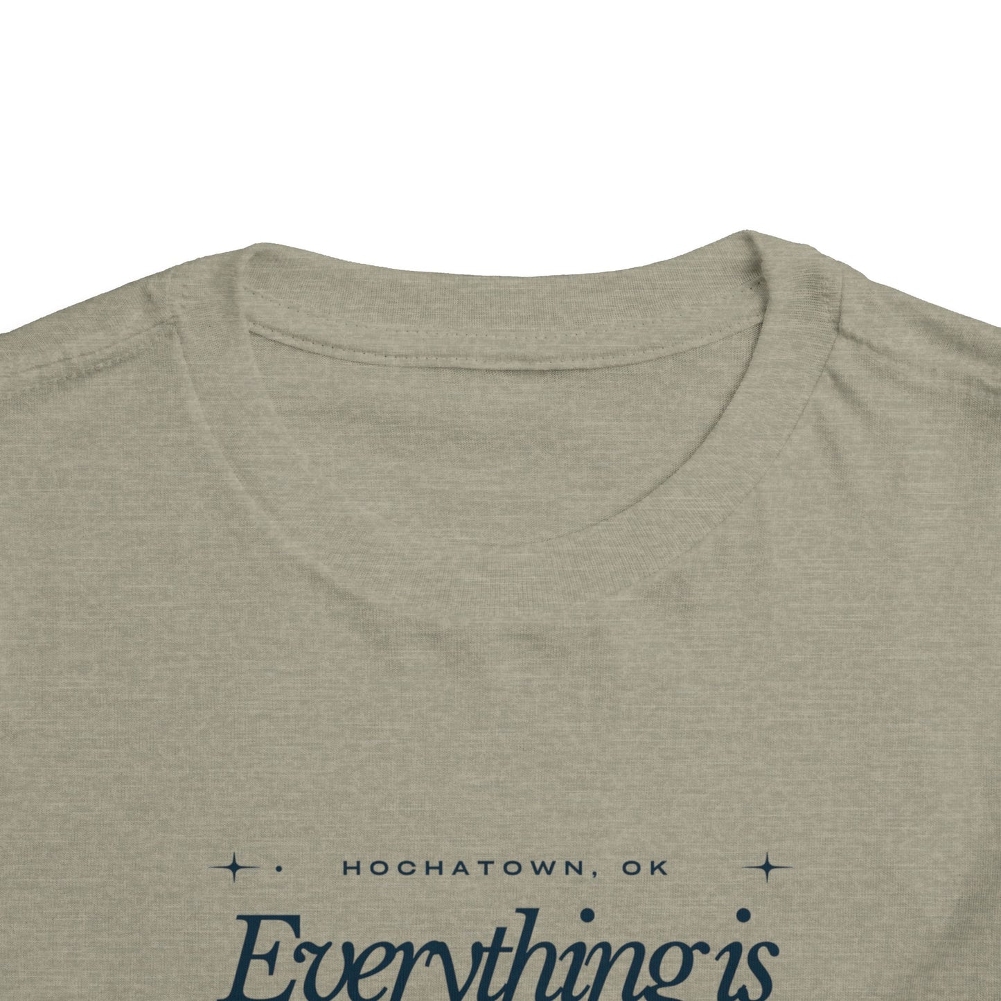 Toddler Tee – "Everything is Okie Dokey!" Fun Short Sleeve Shirt for Everyday Play & Special Days
